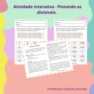 Pintando os divisíveis