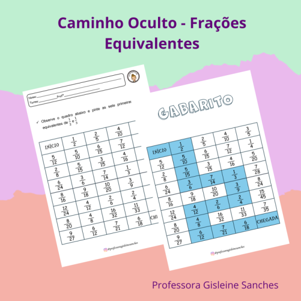 Caminho Oculto - Frações Equivalentes