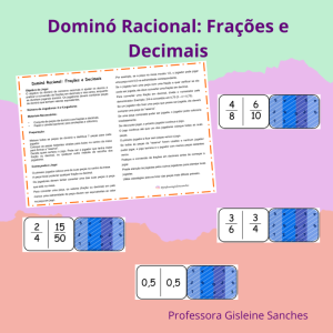 Dominó Racional: Frações e Decimais