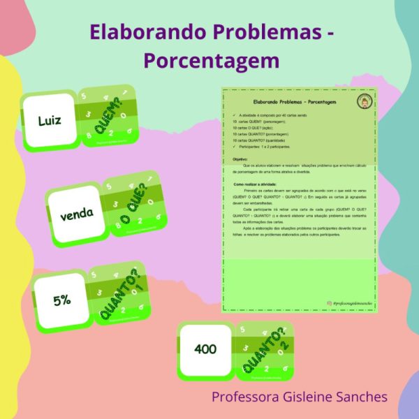 Elaborando Problemas - Porcentagem