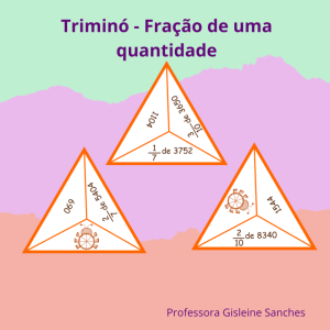Triminó - Fração de uma quantidade