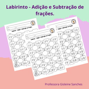 Labirinto - Adição e Subtração de frações