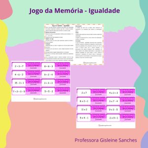 Jogo da memória- Igualdade