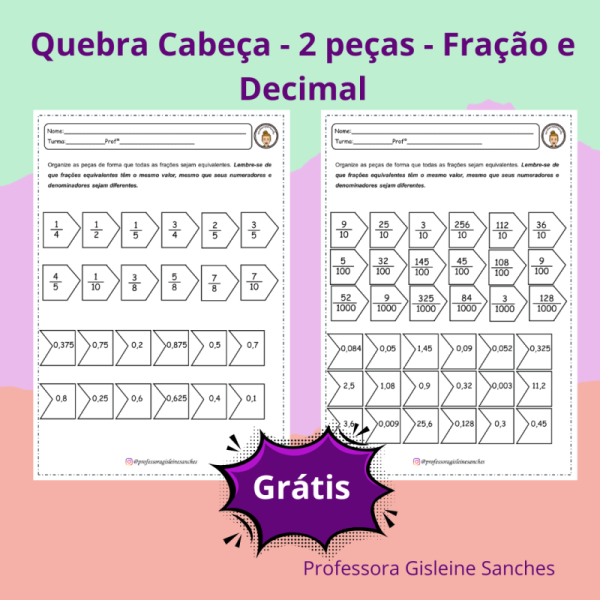 Pacotão EF06MA08 – Números Racionais: Frações e Decimais - Imagem 8