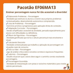 Pacotão EF06MA13 – Porcentagem