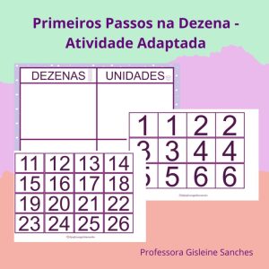 Primeiros Passos na Dezena – Atividade Adaptada