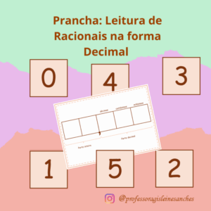 Prancha: Leitura de Racionais na forma Decimal